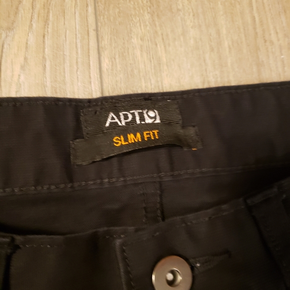 MENS APT 9 SLIM FIT BLACK JEANS - Picture 3 of 4